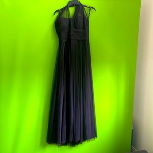 A beautiful plum dress